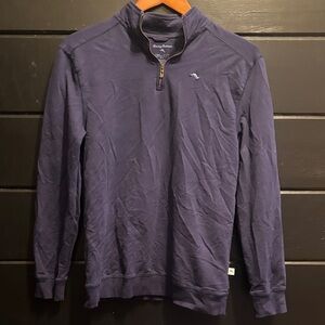 Tommy Bahama Boy’s Deep Blue Zip-Up Sweater